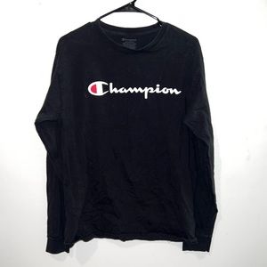Champion Logo Long Sleeve Shirt